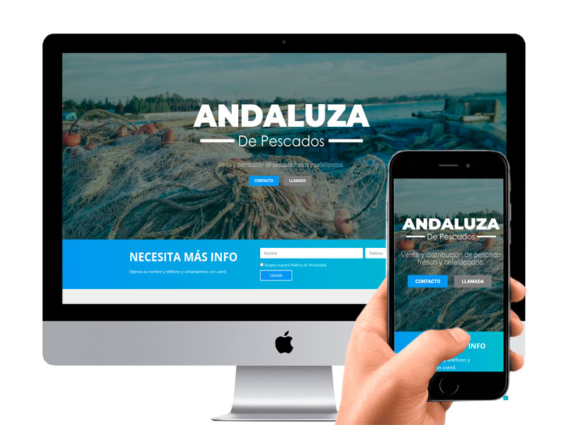 andaluza de pescados BAMBO Diseño web & Publicidad